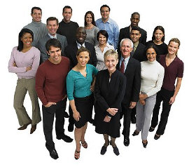 Image: group of diverse people